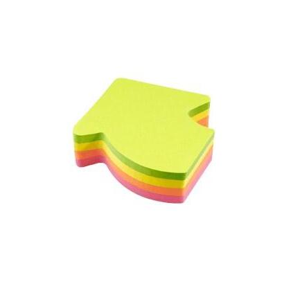 global-notes-info-cubo-de-200-notas-adhesivas-con-forma-de-flecha-67-x-68mm-colores-verde-rosa-amarillo-y-naranja