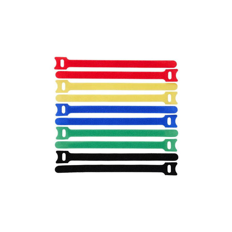 lanview-lvt-cablestraps1512-10multi-presilla-bridas-adherentes-para-cables-polipropileno-pp-multicolor-10-piezas