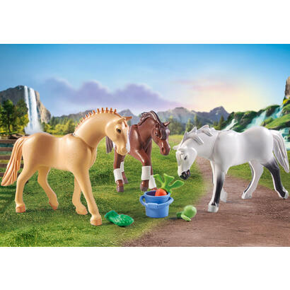 playmobil-71356-caballos-de-la-cascada-3-caballos-morgan-cuarto-de-milla-y-shagya-arabian-juguete-de-construccion