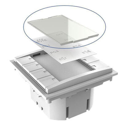 vivolink-vlcp8b-plexiglass-botonera-blanco