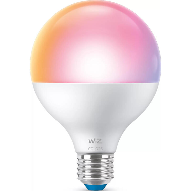 wiz-colors-bombilla-led-forma-g95-escarchado-acabado-e27-11-w-equivalente-75-w-clase-f-16-millones-de-coloresblanco-calido-a-bla