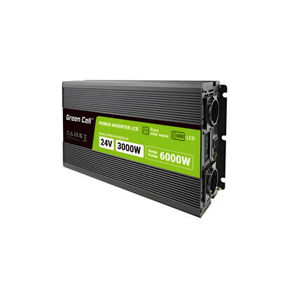 green-cell-przetwornica-napicia-powerinverter-lcd-24-v-3000w60000w-przetwornica-samochodowa-z-wywietlaczem-czysty-sinus-adaptado