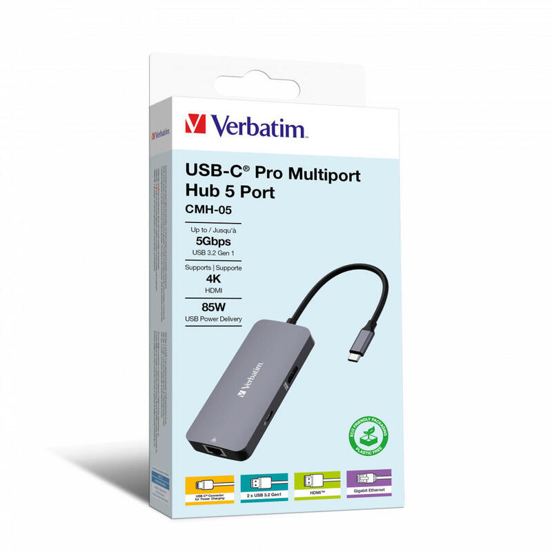 hub-verbatim-usb-c-pro-multiport-5-port-cmh-05-32150