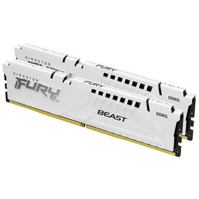memoria-kingston-fury-beast-ddr5-32gb-2x16gb-5200-mhz-pc5-41600-cl36-125-v-kf552c40bwk2-32-sin-bufer-on-die-ecc-blanco