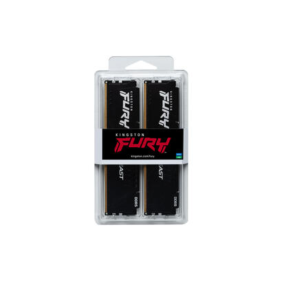 memoria-kingston-fury-beast-64gb-4x16gb-5200mt-s-ddr5-cl40-negro-xmp-kf552c40bbk4-64