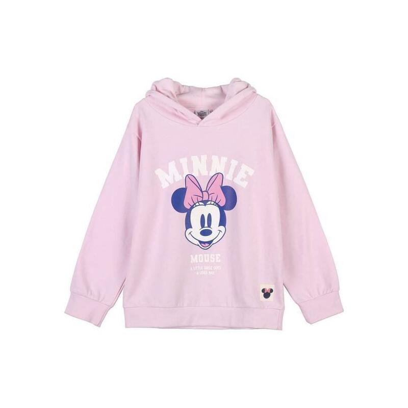 sudadera-con-capucha-cotton-brushed-minnie-pink-talla-12a