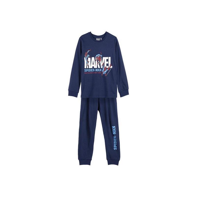 pijama-largo-single-jersey-spiderman-dark-blue-talla-6a