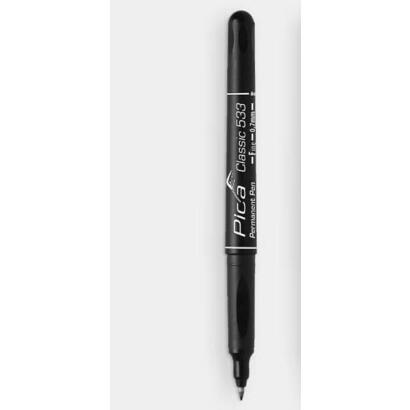 pica-marker-53346-marcador-permanente-punta-redondafina-negro-1-piezas