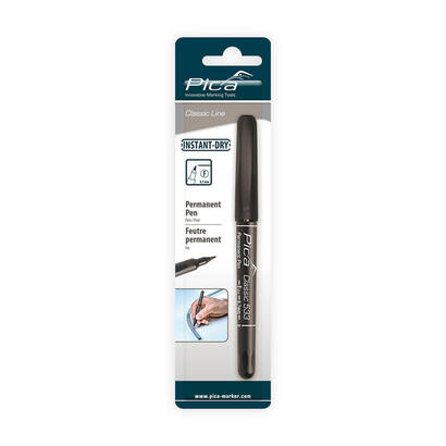 pica-marker-53346-marcador-permanente-punta-redondafina-negro-1-piezas
