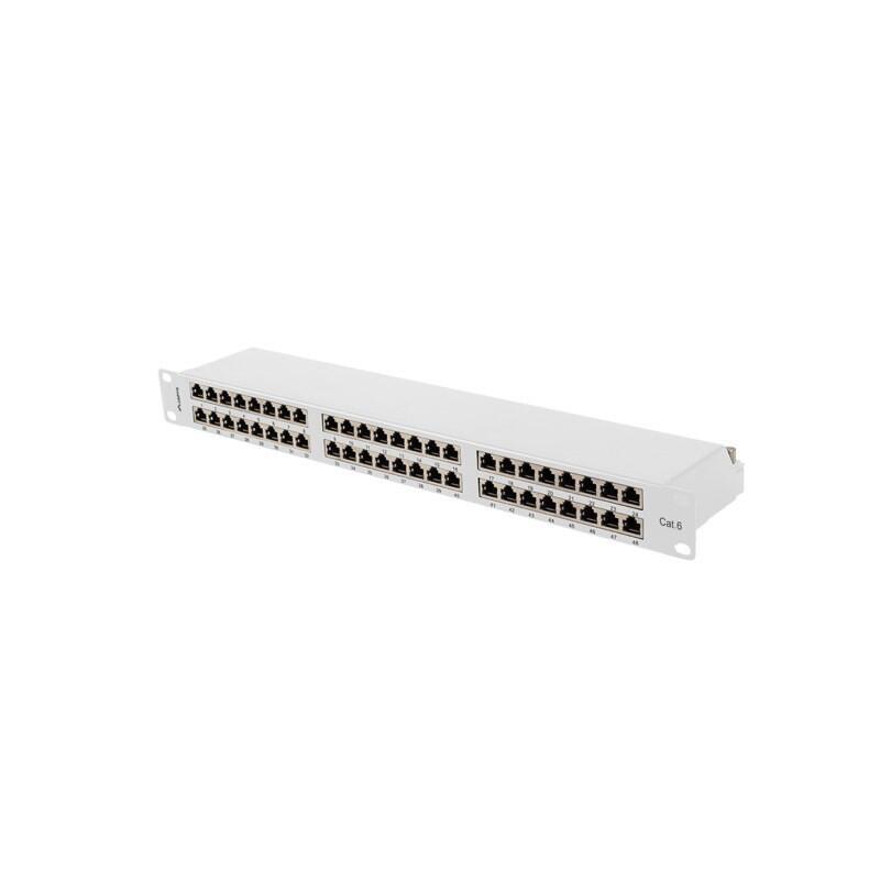 lanberg-patch-panel-48-port-1u-19-cat-6-ftp-shielded-grey