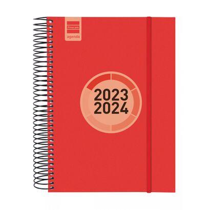finocam-agenda-escolar-espir-label-e10-espiral-1dp-rojo-2023-2024