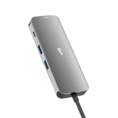 silicon-power-sr30-base-de-acoplamiento-usb-32-gen-1-31-gen-1-tipo-c-gris-metalico