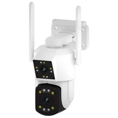 camara-de-seguridad-escam-pt210-lente-dual-wifi-detector-de-movimiento-blanco