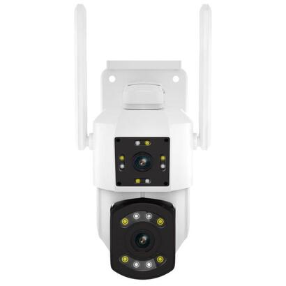 camara-de-seguridad-escam-pt210-lente-dual-wifi-detector-de-movimiento-blanco