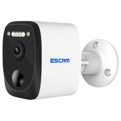 camara-de-seguridad-ip-escam-qf370-3mp-vision-nocturna-a-color-wifi-panel-solar-blanco