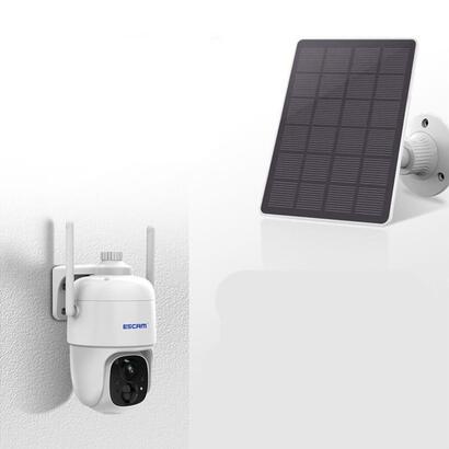 camara-de-vigilancia-ip-escam-g24-3m-wifi-panel-solar-blanco