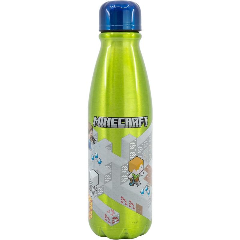 botella-aluminio-infantil-600-ml-minecraftisometric