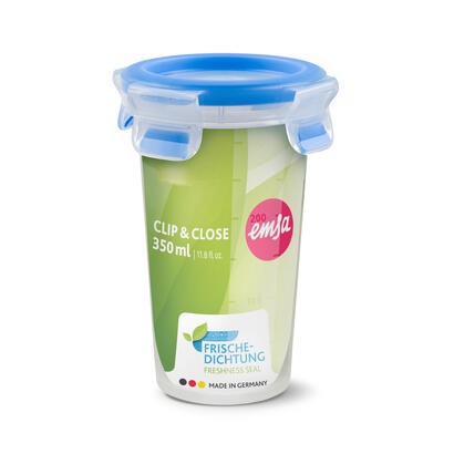 emsa-clip-close-recipiente-para-conservar-alimentos-035-litros-vaso-transparenteazul-redondo-o-92cm-508551
