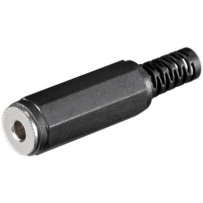 goobay-11059-conector-35-mm-negro