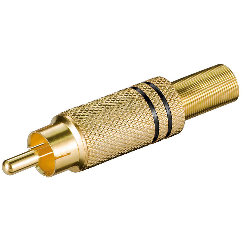 conector-rca-macho-negro-metalico-oro-con-protector-de-cable conector-rca-macho-negro-metalico-oro-con-protector-de-cable