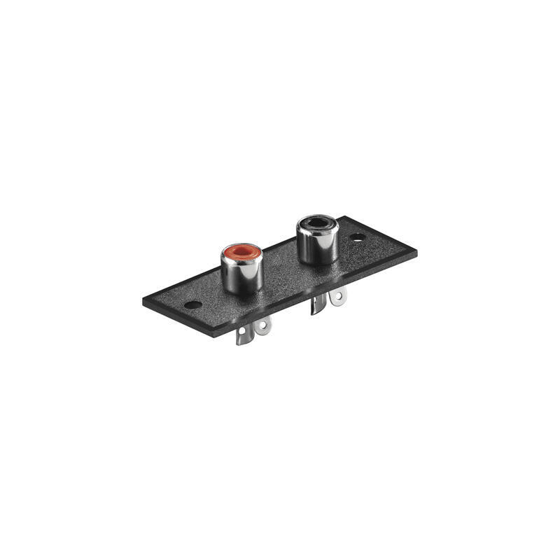 goobay-cp-02-2x-rca-fm-negro-rojo