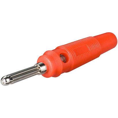 goobay-11459-conector-banana-rojo
