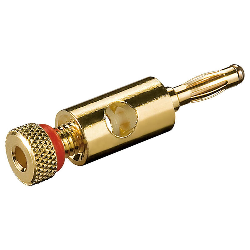 goobay-11684-conector-banan-oro-rojo