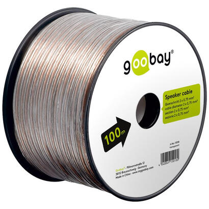 goobay-15018-cable-de-audio-100-m-transparente