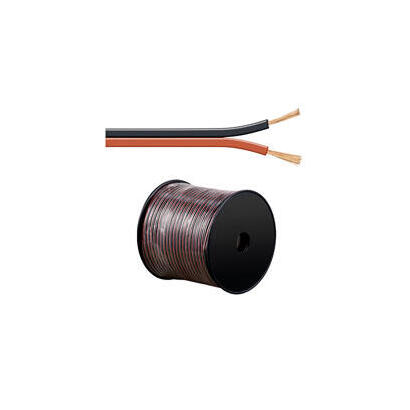 bobina-de-100-metros-cable-altavoz-rojo-negro-2x250mm-cca-pvc-cpr-eca-goobay