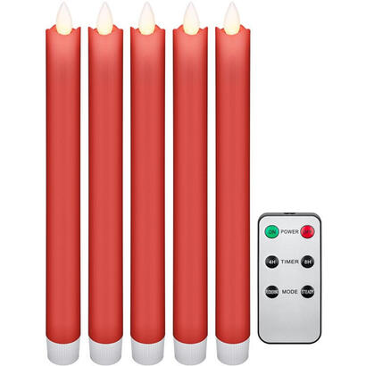 juego-de-5-velas-de-varilla-de-cera-real-led-rojas-incl-control-remoto-solucion-de-iluminacion-hermosa-y-segura-para-muchas-ar