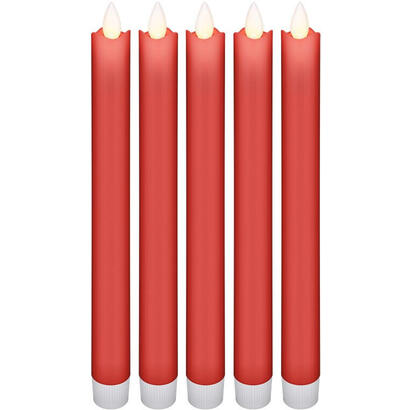 juego-de-5-velas-de-varilla-de-cera-real-led-rojas-incl-control-remoto-solucion-de-iluminacion-hermosa-y-segura-para-muchas-ar