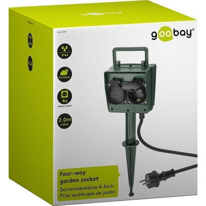 regleta-de-4-tomas-exterior-ip44-cable-2m-goobay-con-pica-para-clavar-en-la-tierra