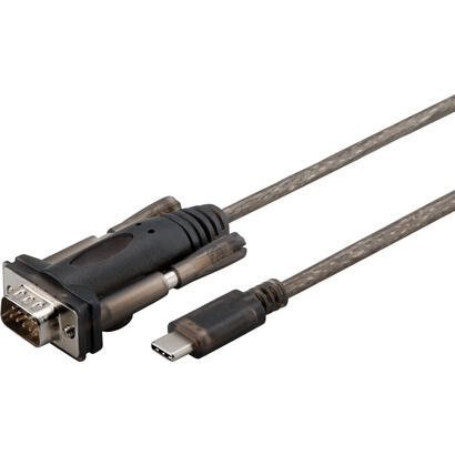 goobay-56589-cable-de-serie-marron-15-m-db-9