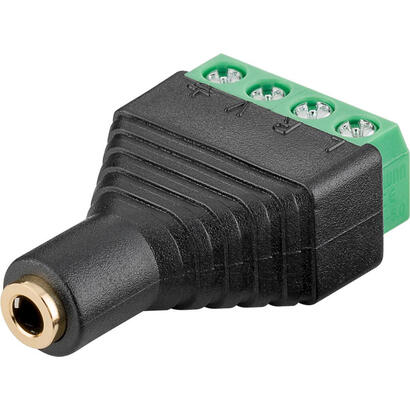 goobay-59200-bloque-de-terminales-4-negro-verde
