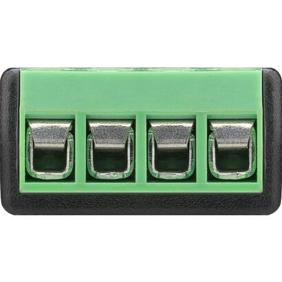goobay-59200-bloque-de-terminales-4-negro-verde
