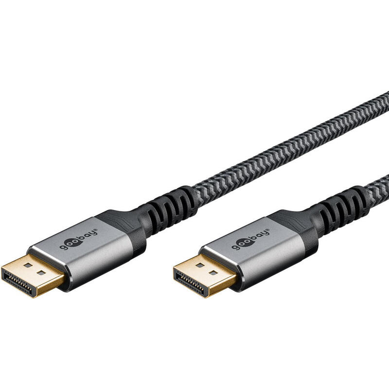 cable-100m-negro-displayport-12-macho-a-hdmi-20-macho-4k60-hz-carcasa-de-aluminio-dorado-nylon-blister-flexiplus