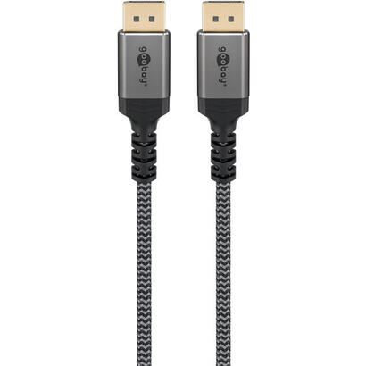 cable-100m-negro-displayport-12-macho-a-hdmi-20-macho-4k60-hz-carcasa-de-aluminio-dorado-nylon-blister-flexiplus