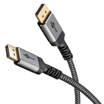 cable-100m-negro-displayport-12-macho-a-hdmi-20-macho-4k60-hz-carcasa-de-aluminio-dorado-nylon-blister-flexiplus