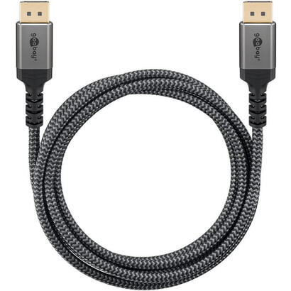 cable-100m-negro-displayport-12-macho-a-hdmi-20-macho-4k60-hz-carcasa-de-aluminio-dorado-nylon-blister-flexiplus