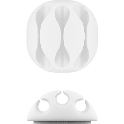 juego-de-4-piezas-para-organizar-y-sujetar-cables-extraible-gestion-de-cables-3-ranura-blanco-blister