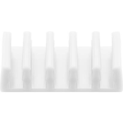 goobay-70431-organizador-de-cables-escritorio-soporte-para-cables-blanco-2-piezas