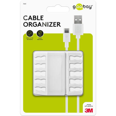 goobay-70431-organizador-de-cables-escritorio-soporte-para-cables-blanco-2-piezas
