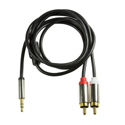 logilink-cab1103-cable-de-audio-1-m-35mm-2-x-rca-negro