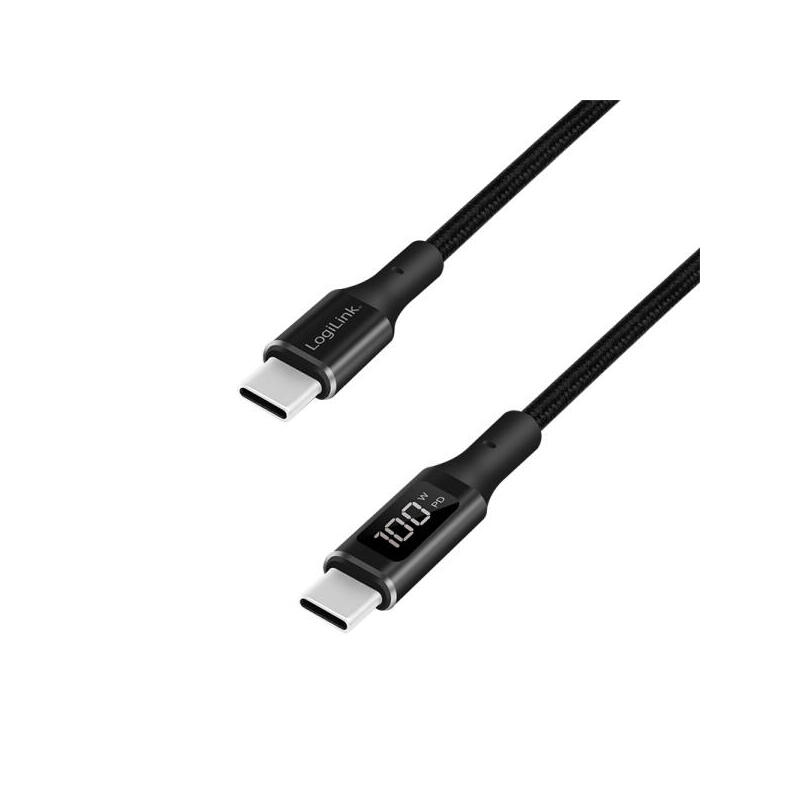 cable-logilink-cu0181-usb-20-1-m-usb-c-negro cable-logilink-cu0181-usb-20-1-m-usb-c-negro