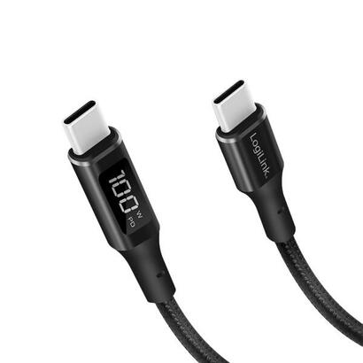 cable-logilink-cu0181-usb-20-1-m-usb-c-negro