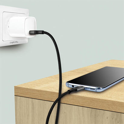 cable-logilink-cu0181-usb-20-1-m-usb-c-negro
