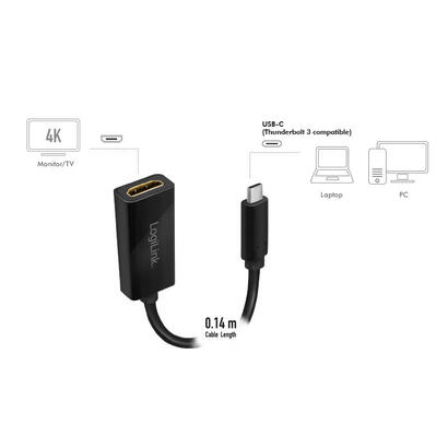 adaptador-usb-c-macho-a-hdmi-hembra-015m-4k60hz-1080p-negro-logilink