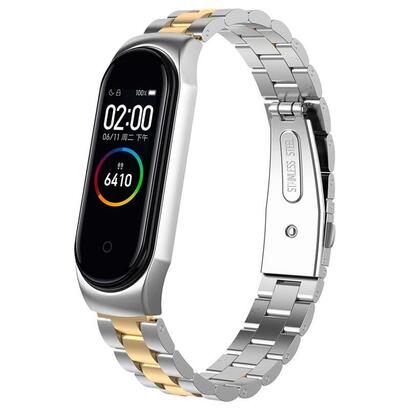 recambio-correa-xiaomi-mi-band-4-eslabones-plata