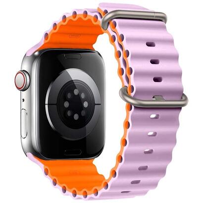 correa-apple-watch-384041mm-wave-violetanaranja