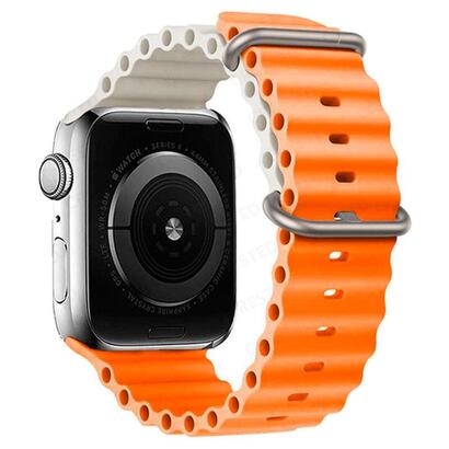 correa-apple-watch-42444549mm-wave-naranjablanco-estrella